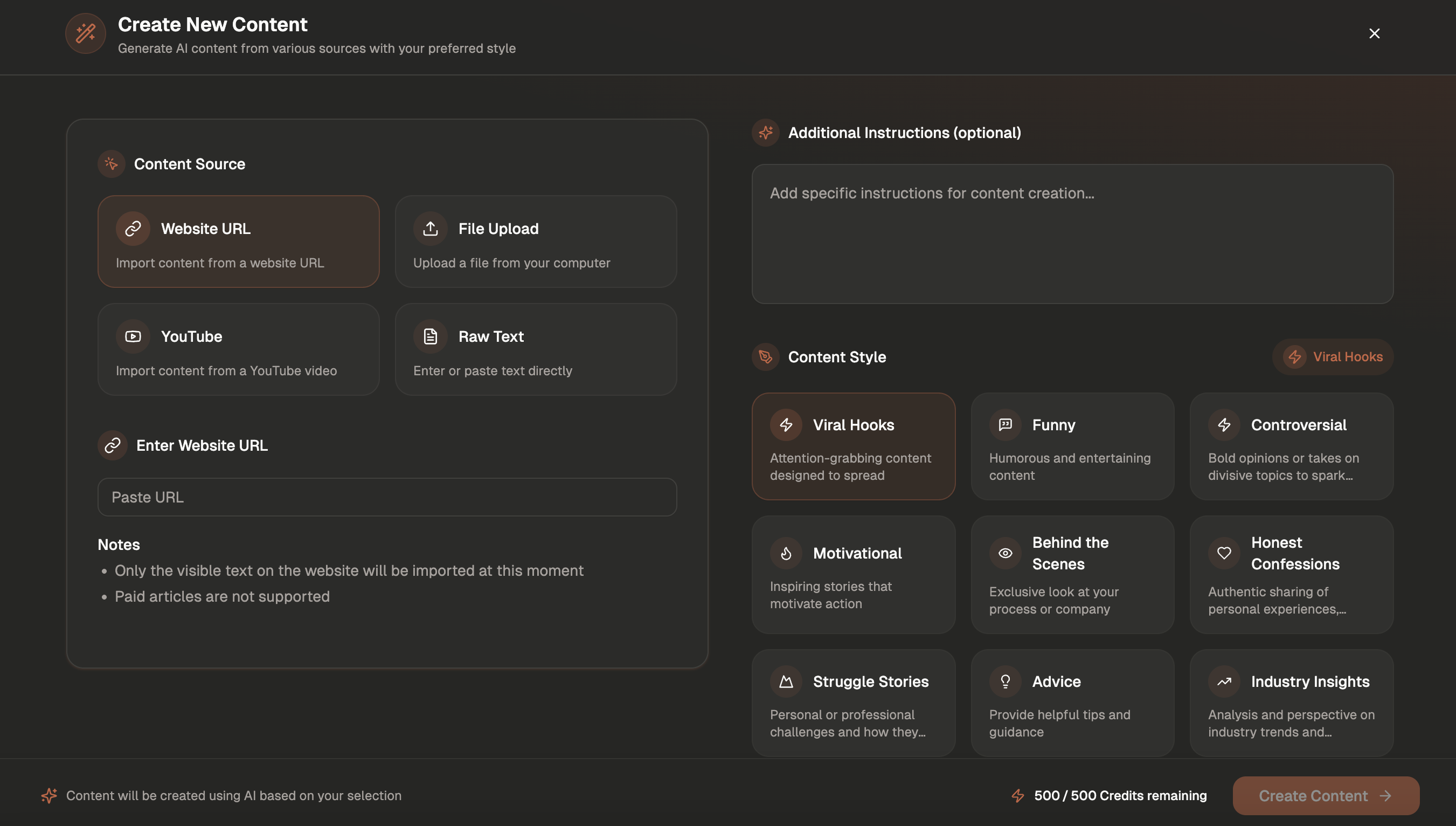 William interface preview